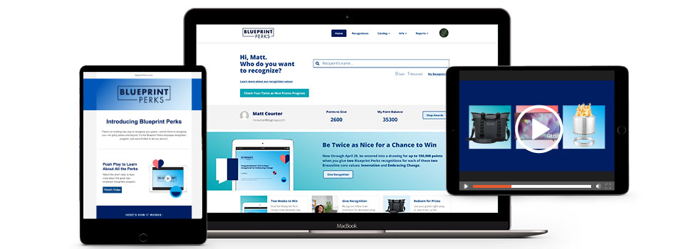 employee recognition digital communications campaign